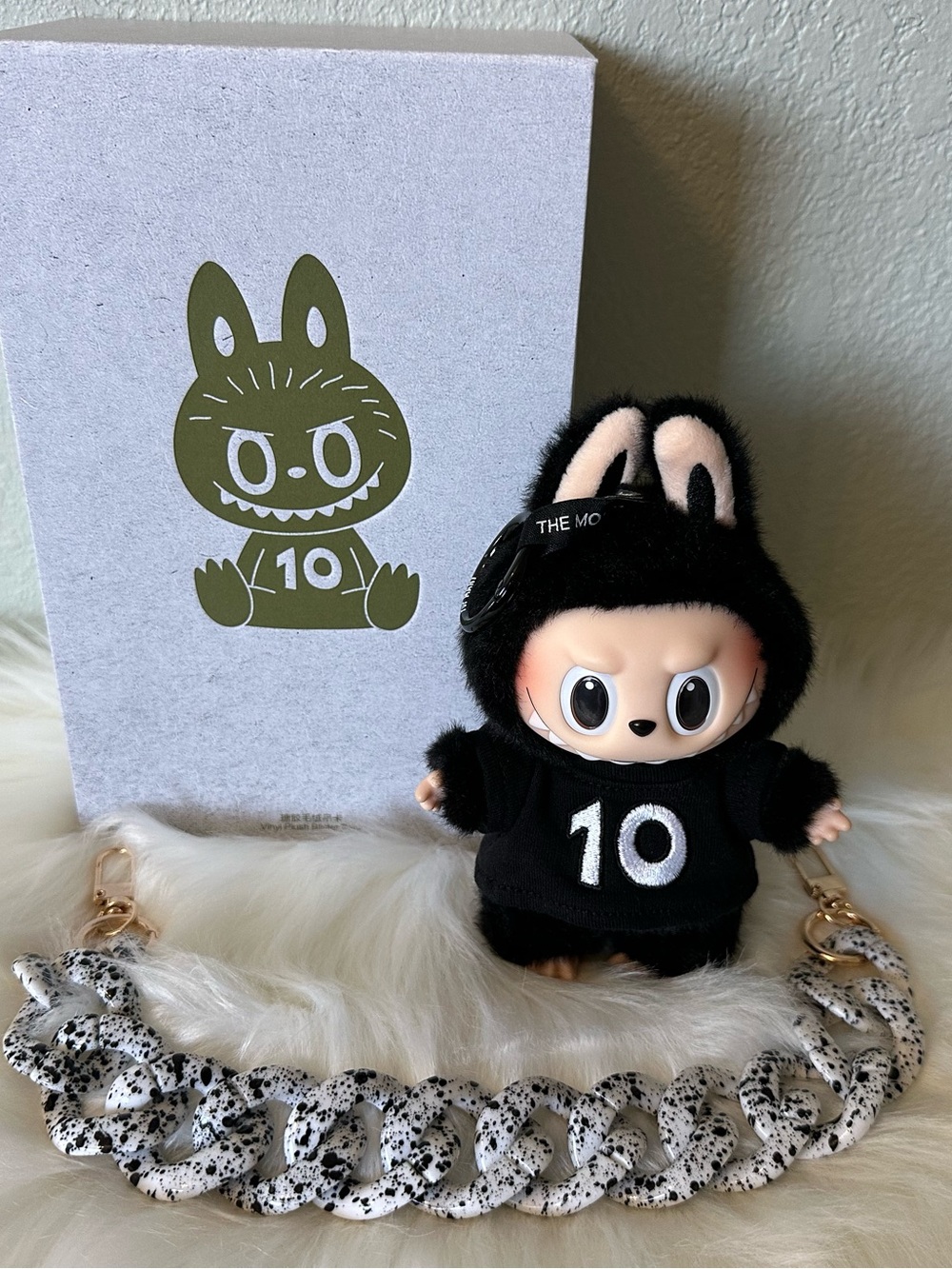 10th Anniversary Labubu with bonus bag chain